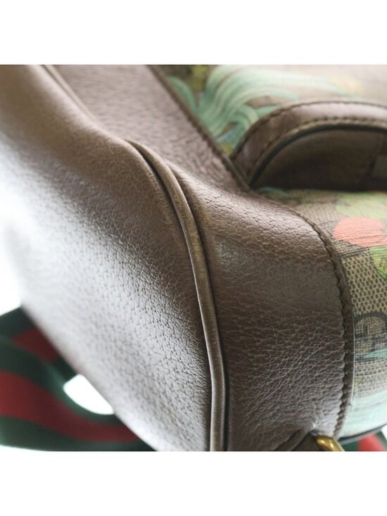 Gucci Tiger GG Backpack Supreme Beige Utbdc main image 5